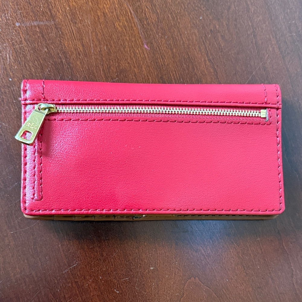 Red Ralph Lauren Leather Wallet - Picture 4 of 5